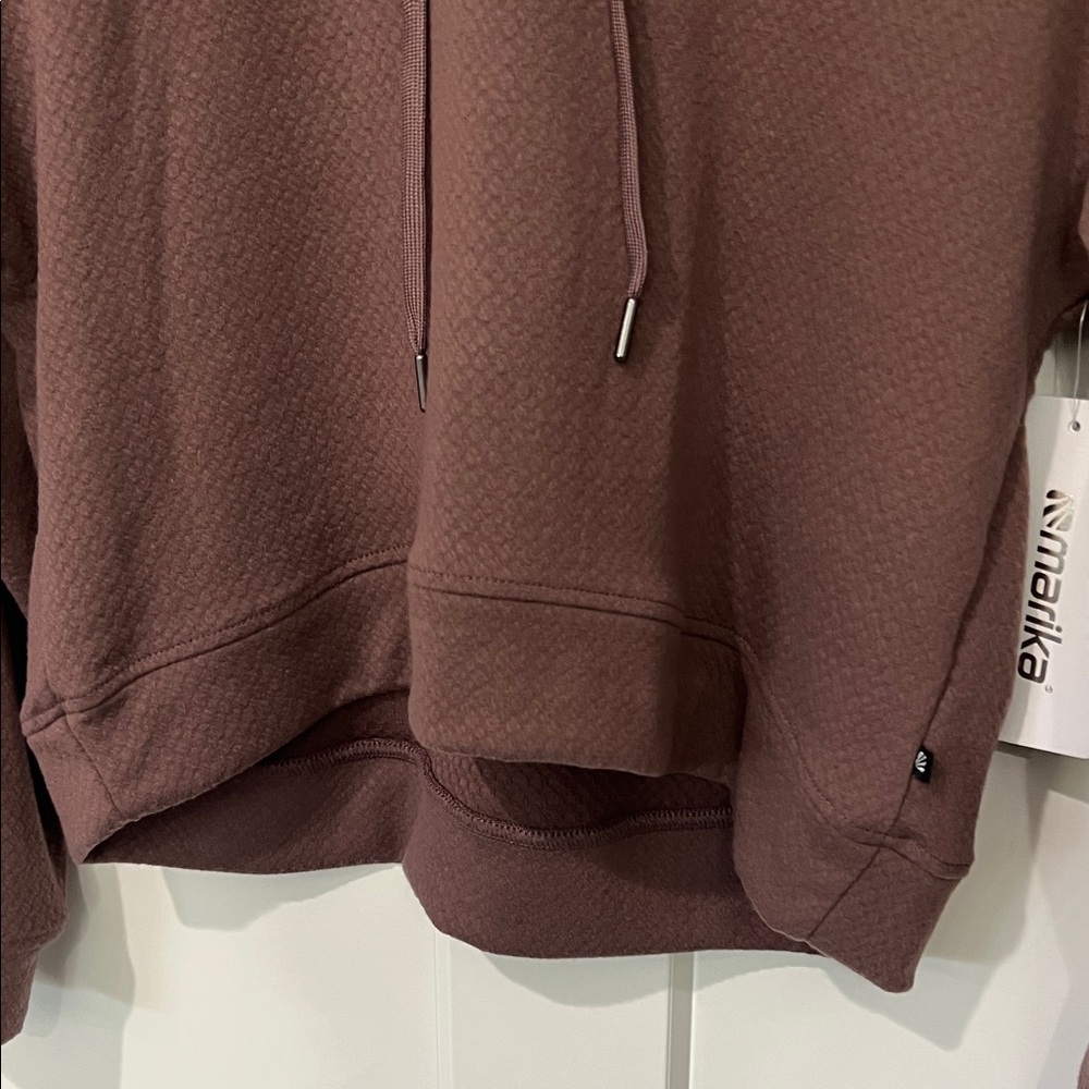 NWT Marika Peppercorn Cropped Hoodie Sz S - Picture 3 of 8